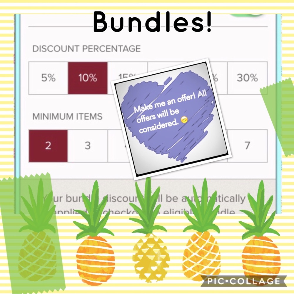 Offers and bundles welcome!